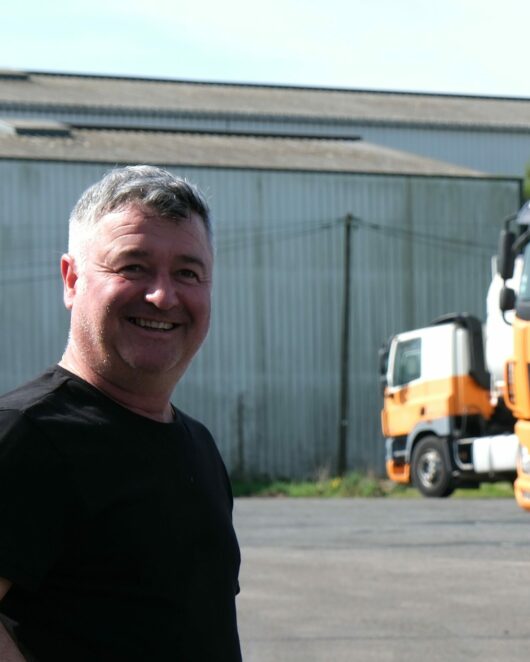 photgraphie de Rolland chauffeur aliments ETS. BRAUD